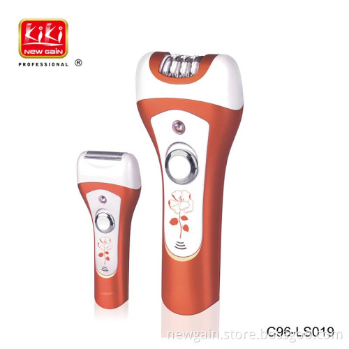 Ladie's Hair Remover.Stainless steel blade Rechargeable Shaver And Epilator